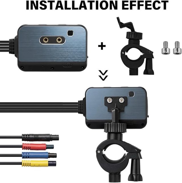 NUEVO Dashcam Moto SIXWIN Delantera Trasera