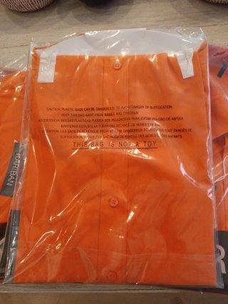 Lote 8 Camisas KARIBAN Naranja