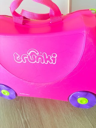 Valigia per bambini Trunki rosa e viola