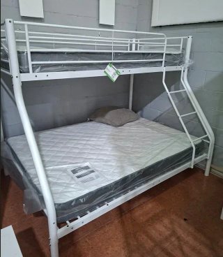 Litera Matrimonio Metálica Blanca