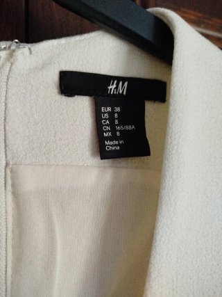 Vestido blanco talla 38