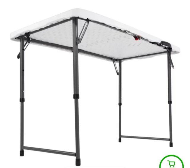 Mesa Plegable Blanca 122cm
