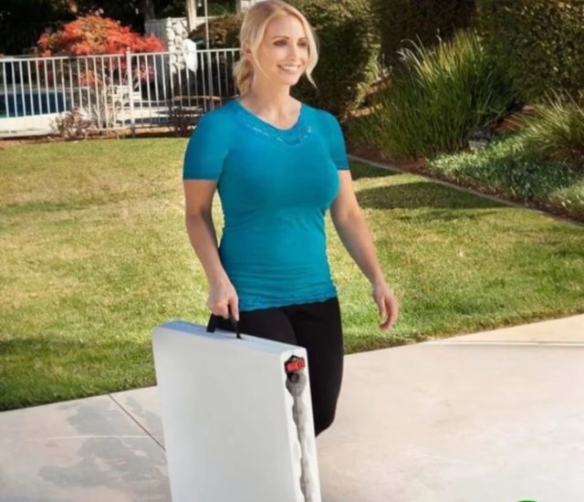 Mesa Plegable Blanca 122cm