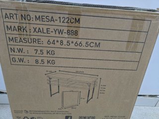 Mesa Plegable Blanca 122cm