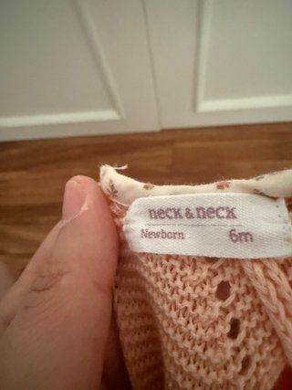 Vestido Neck&Neck 6 meses nuevo