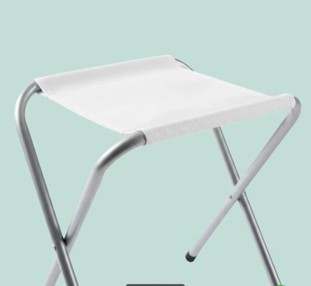 Mesa Plegable Blanca con 4 Sillas
