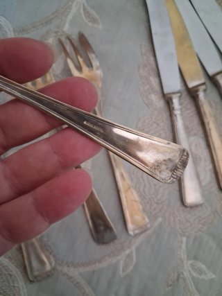 Posate antiche in Argento 1000