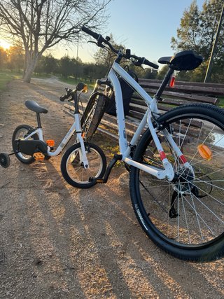 Bicicleta Rockrider Blanca