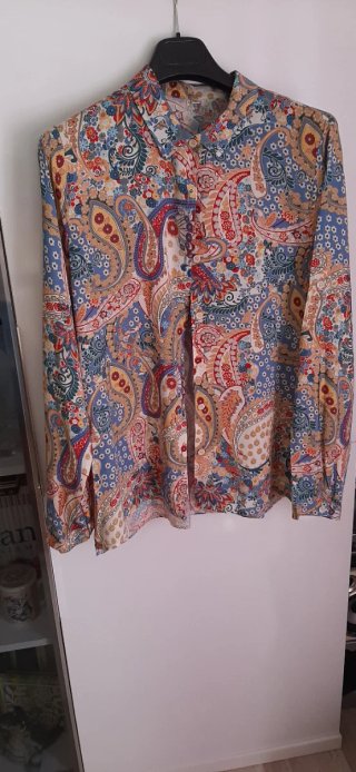 Camisa estampada multicolor