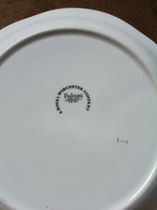 Plato Porcelana Royal Worcester Vintage