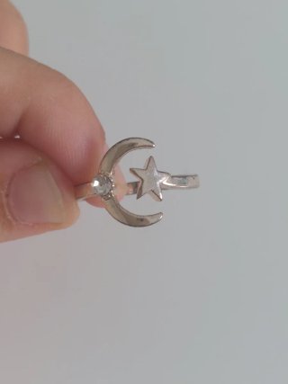 Anillo Lovisa Luna y Estrella