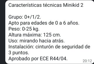 Silla de coche Axkid Minikid