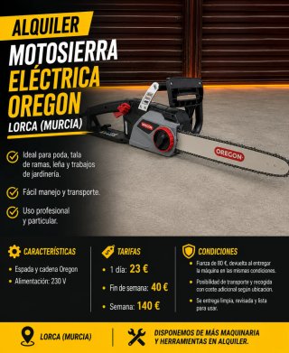 ALQUILER | Motosierra Eléctrica