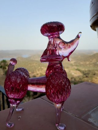 Perro Murano Cristal Años 50