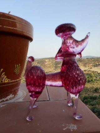 Perro Murano Cristal Años 50