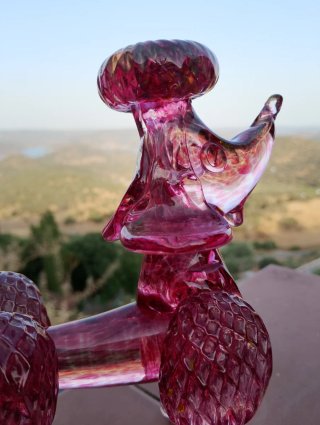 Perro Murano Cristal Años 50