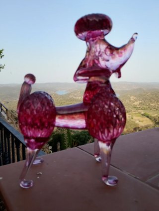 Perro Murano Cristal Años 50