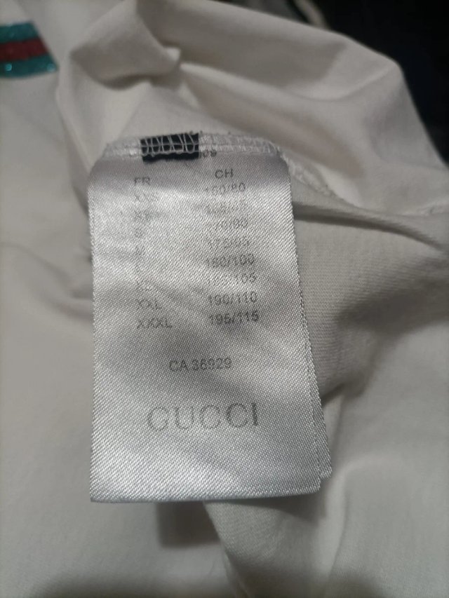 Camiseta Gucci Blanca Talla L