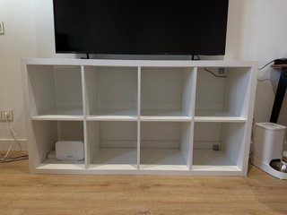 Estantería Libreria KALLAX IKEA Blanca 8 huecos