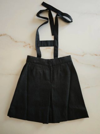 Falda Uniforme Escolar Gris Oscuro Talla 4