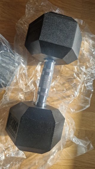 Mancuernas Hexagonales 12.5kg (Par)