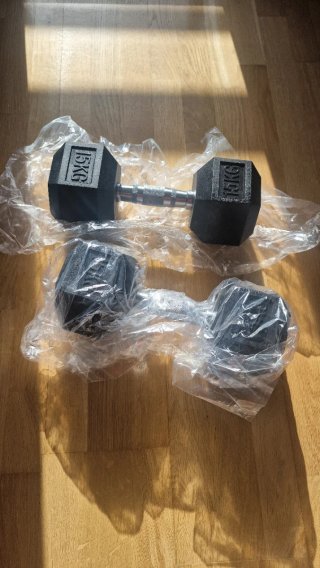 Mancuernas Hexagonales 12.5kg (Par)