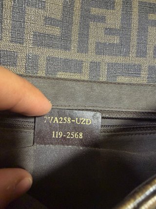 Bolso Bandolera Fendi Marrón FF