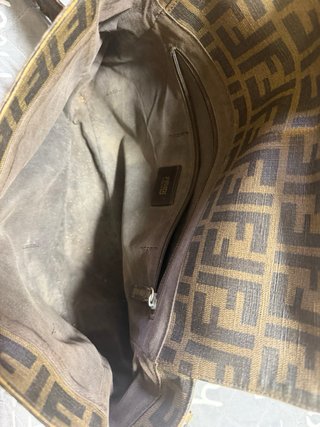 Bolso Bandolera Fendi Marrón FF