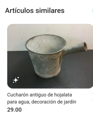 Cubo/pala Antiguo. Metal, chapa, zinc. Decoración.