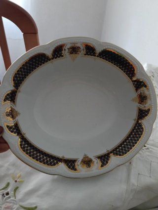 Ensaladera de porcelana fina vintage Royal Kent