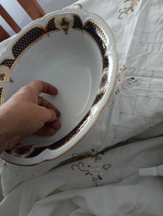 Ensaladera de porcelana fina vintage Royal Kent