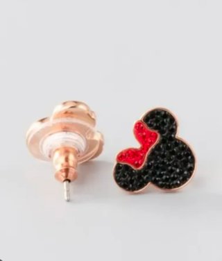 Pendientes Minnie Swarovski Bañados en Oro Rosa