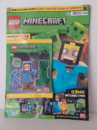 Revista LEGO Minecraft + Juguete