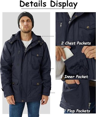 Chaqueta Térmica Impermeable Hombre XXL