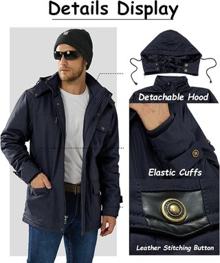 Chaqueta Térmica Impermeable Hombre XXL