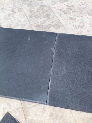 Losetas de caucho para gimnasio