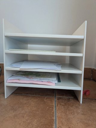 Organizador Kallax 4 baldas blanco