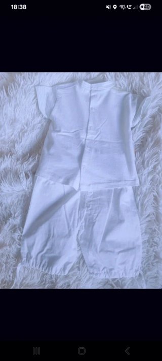 Conjunto algodón, El Corte Inglés, talla 6 meses