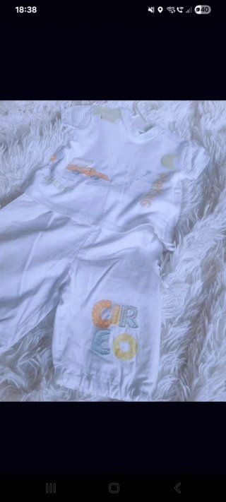 Conjunto algodón, El Corte Inglés, talla 6 meses