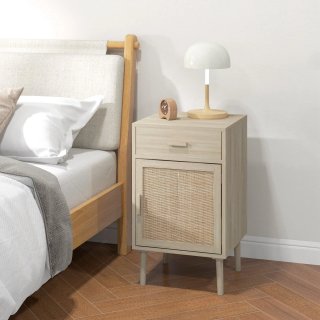 Set 2 Comodini per Camera da Letto con Cassetto e