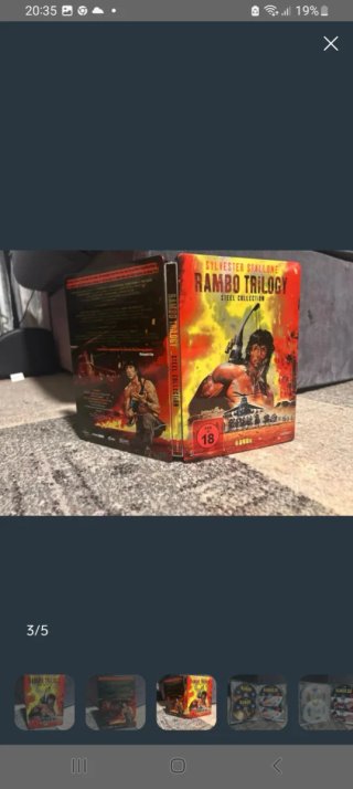 Rambo Trilogy Steelbook DVD