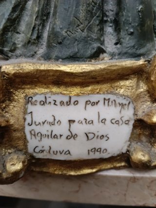 Figura San Eloy Obispo Joyeros