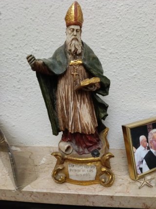 Figura San Eloy Obispo Joyeros