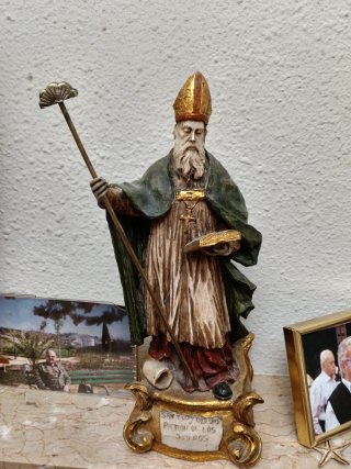 Figura San Eloy Obispo Joyeros