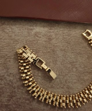 Pulsera chapada en oro 18