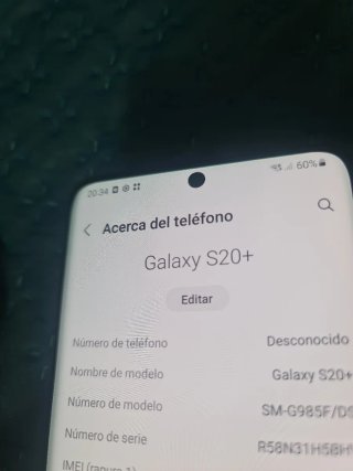 Samsung Galaxy S20+ in nero e grigio spaziale