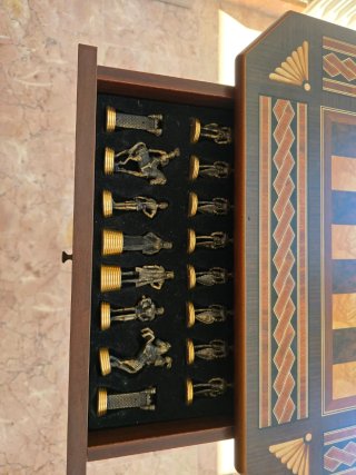 Mesa de ajedrez Moros y Cristianos