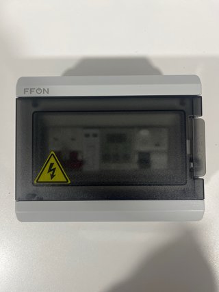 Cuadro protecciones cargador coche eléctrico