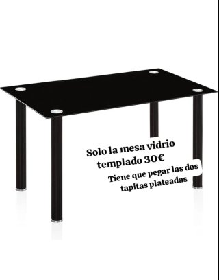 Mesa de comedor cristal templado