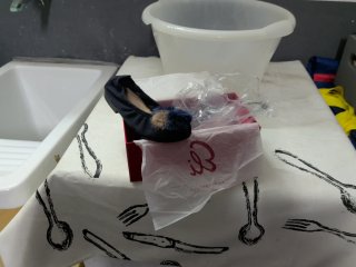 Zapatos planos Eli con pompón